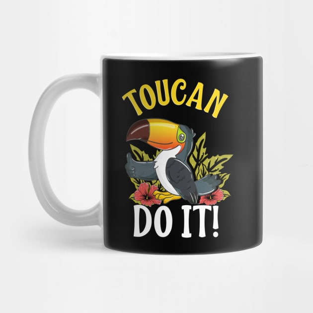 Toucan Do It Funny You Can Do It Pun Thumbs Up by theperfectpresents